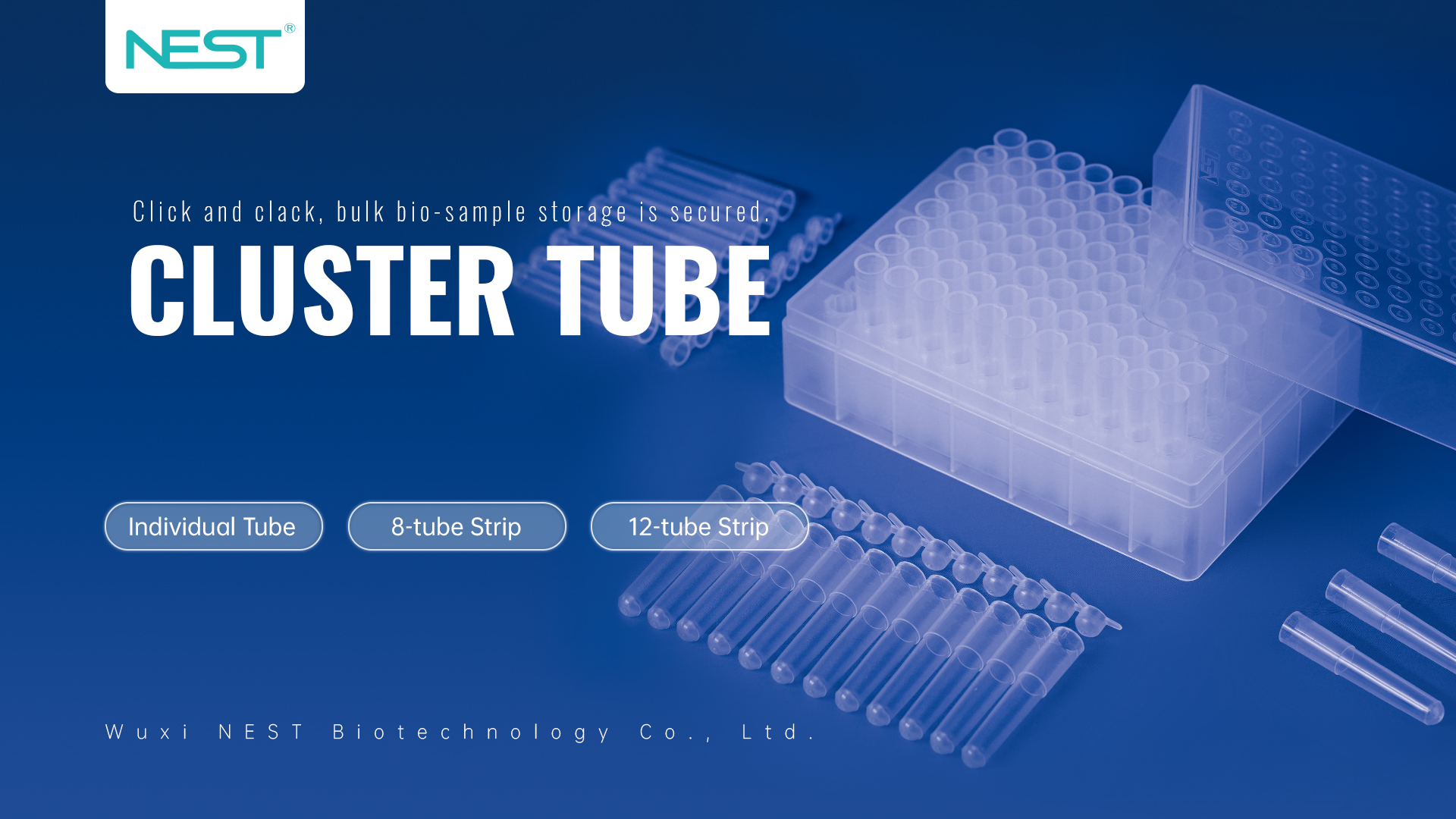 Secure Bulk Sample Storage with NEST Cluster Tube