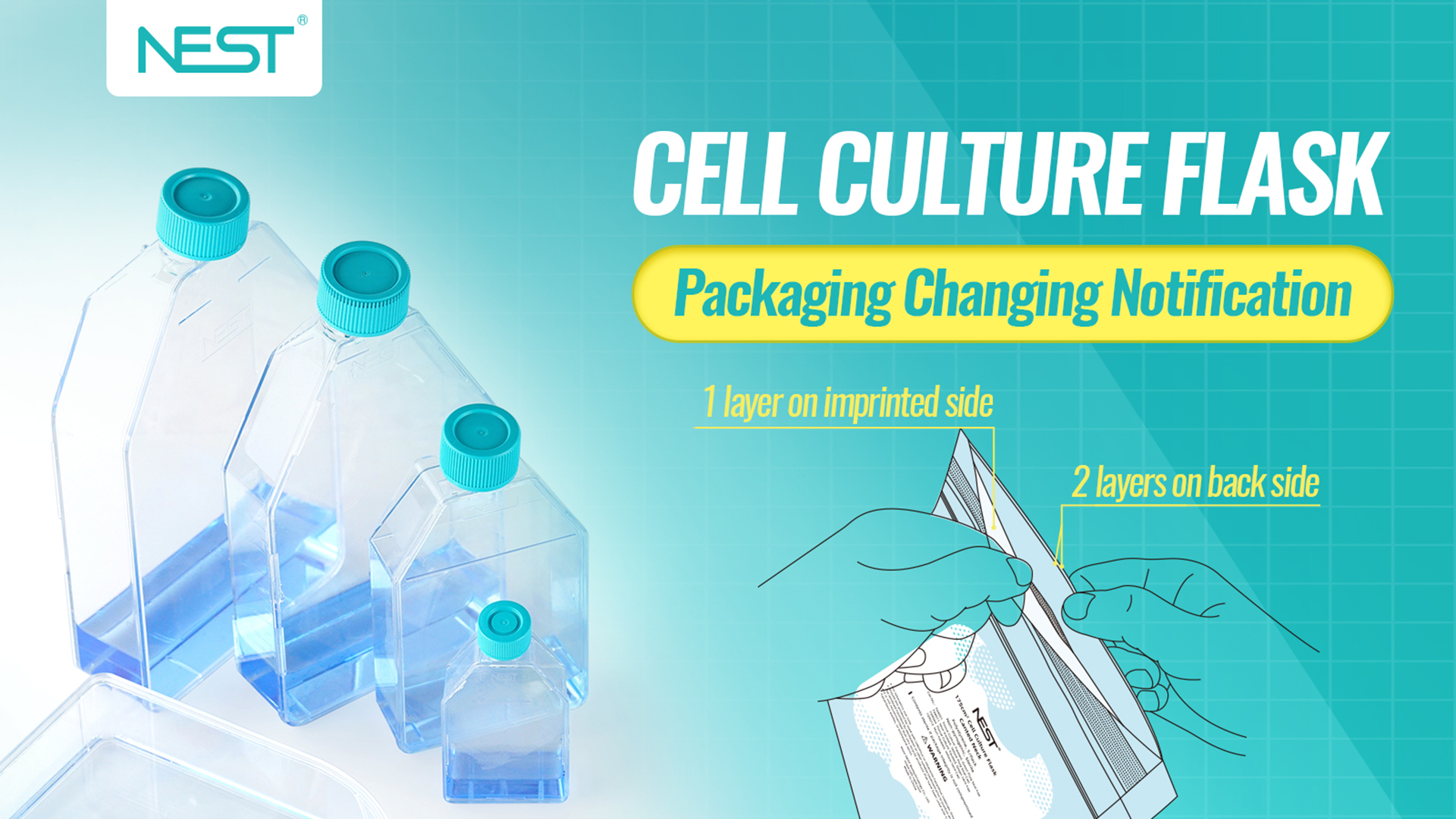 Cell Culture Flask Packaging Changing Notification