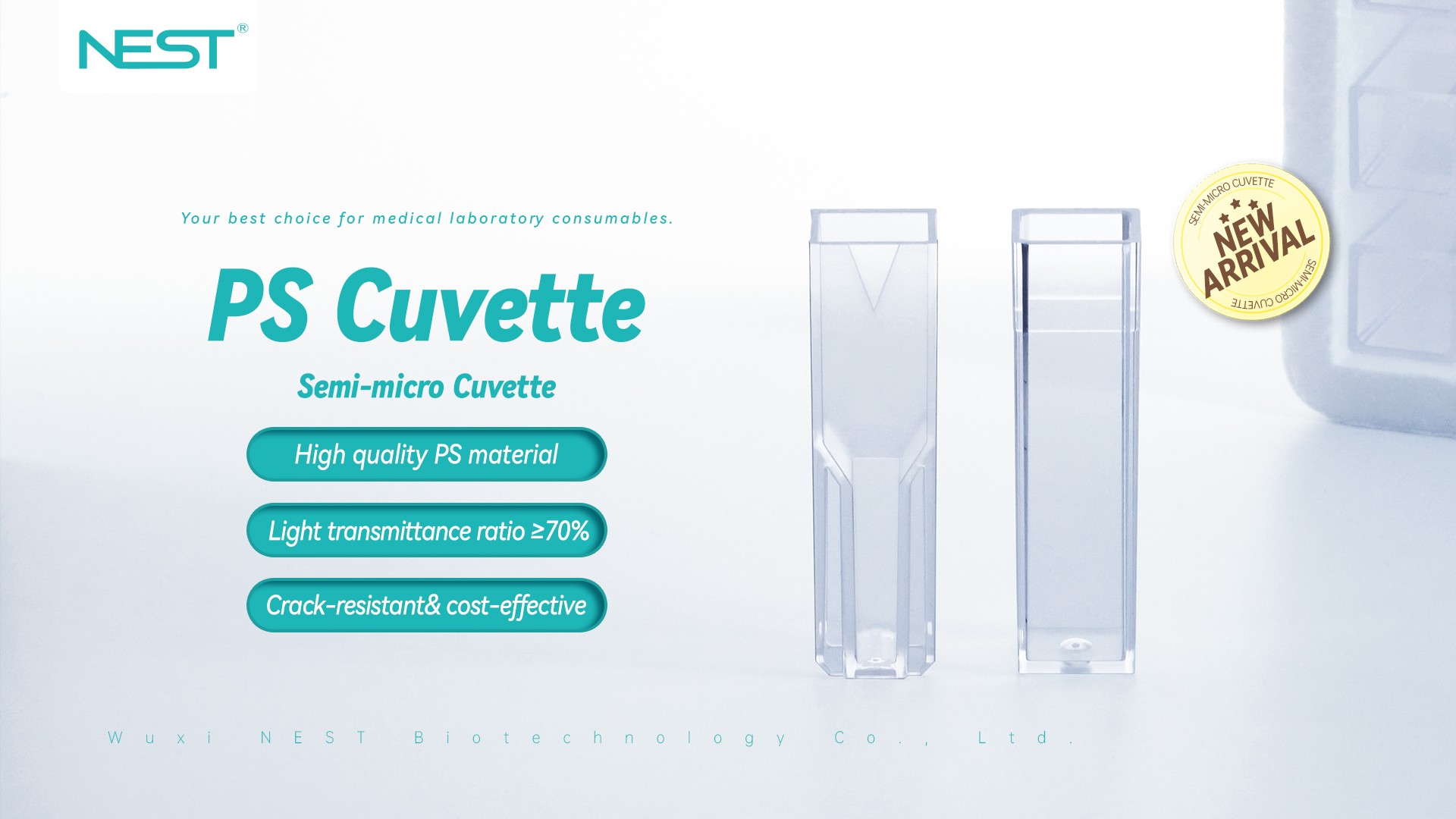 Elevate Your Analytical Experiments with NEST's Premium PS Cuvettes
